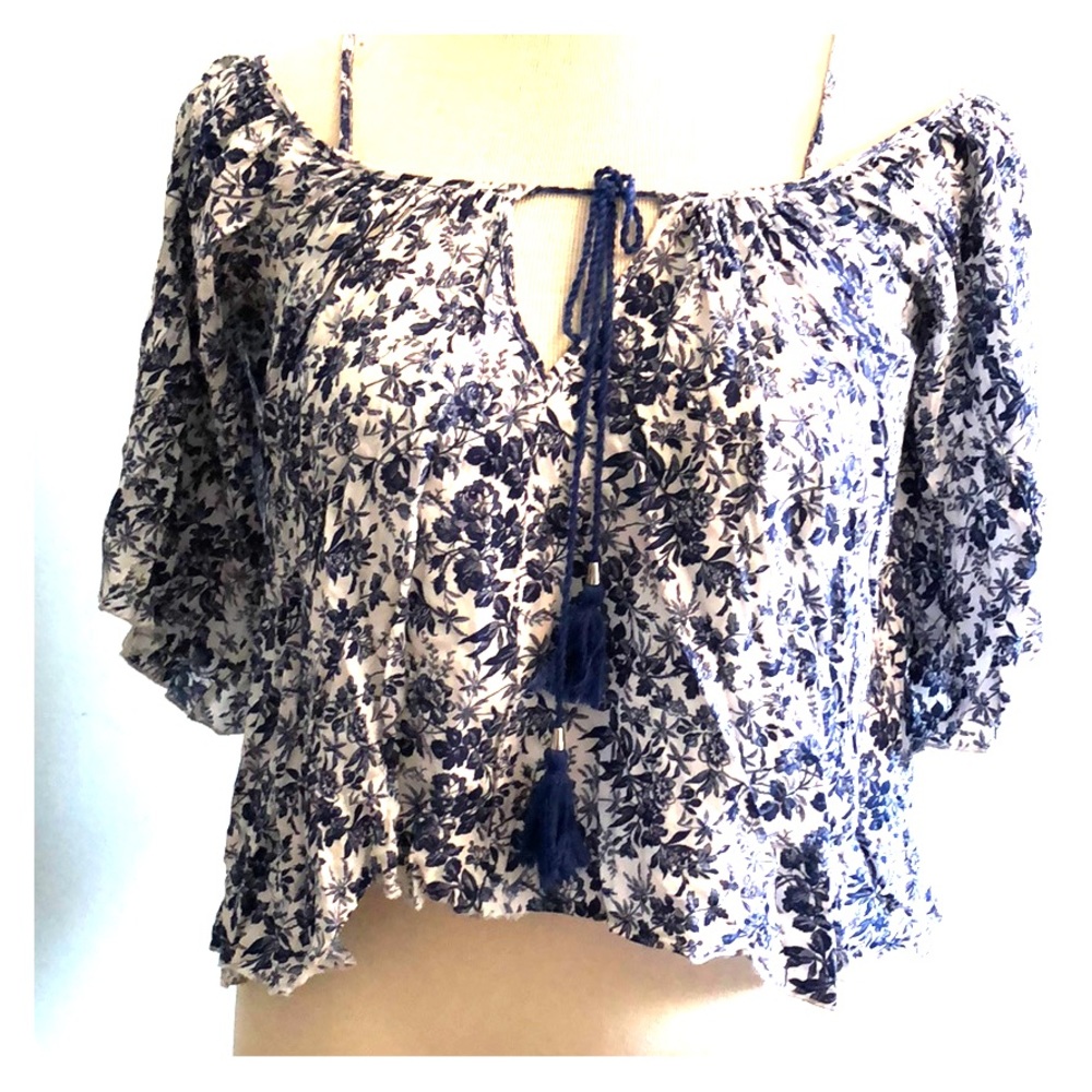 Cute cold shoulder blouse